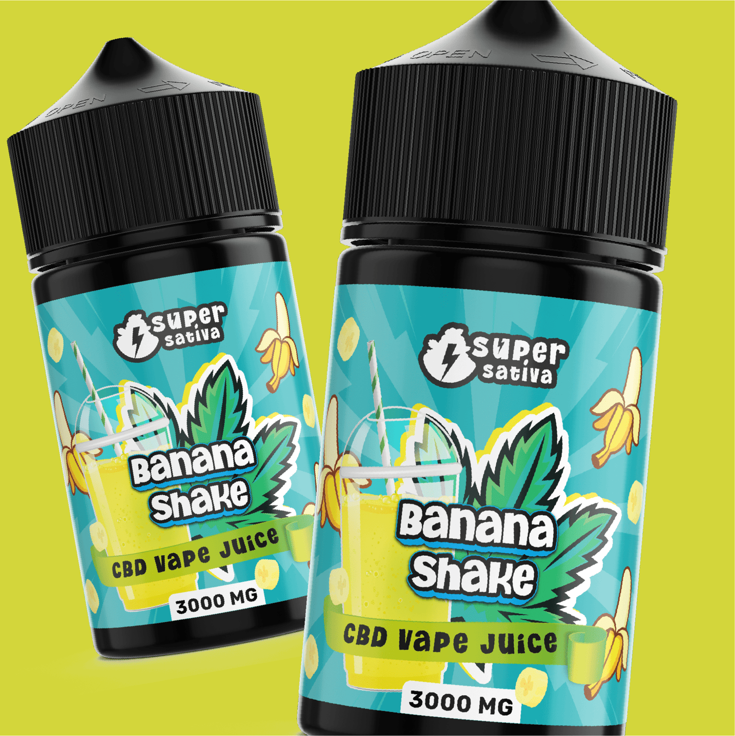 Banana Shake 3000mg CBD Vape Juice | 50ml - Mello
