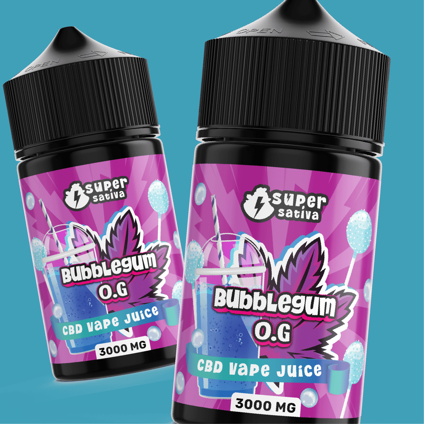 Bubblegum OG 3000mg CBD Vape Juice | 50ml - Mello