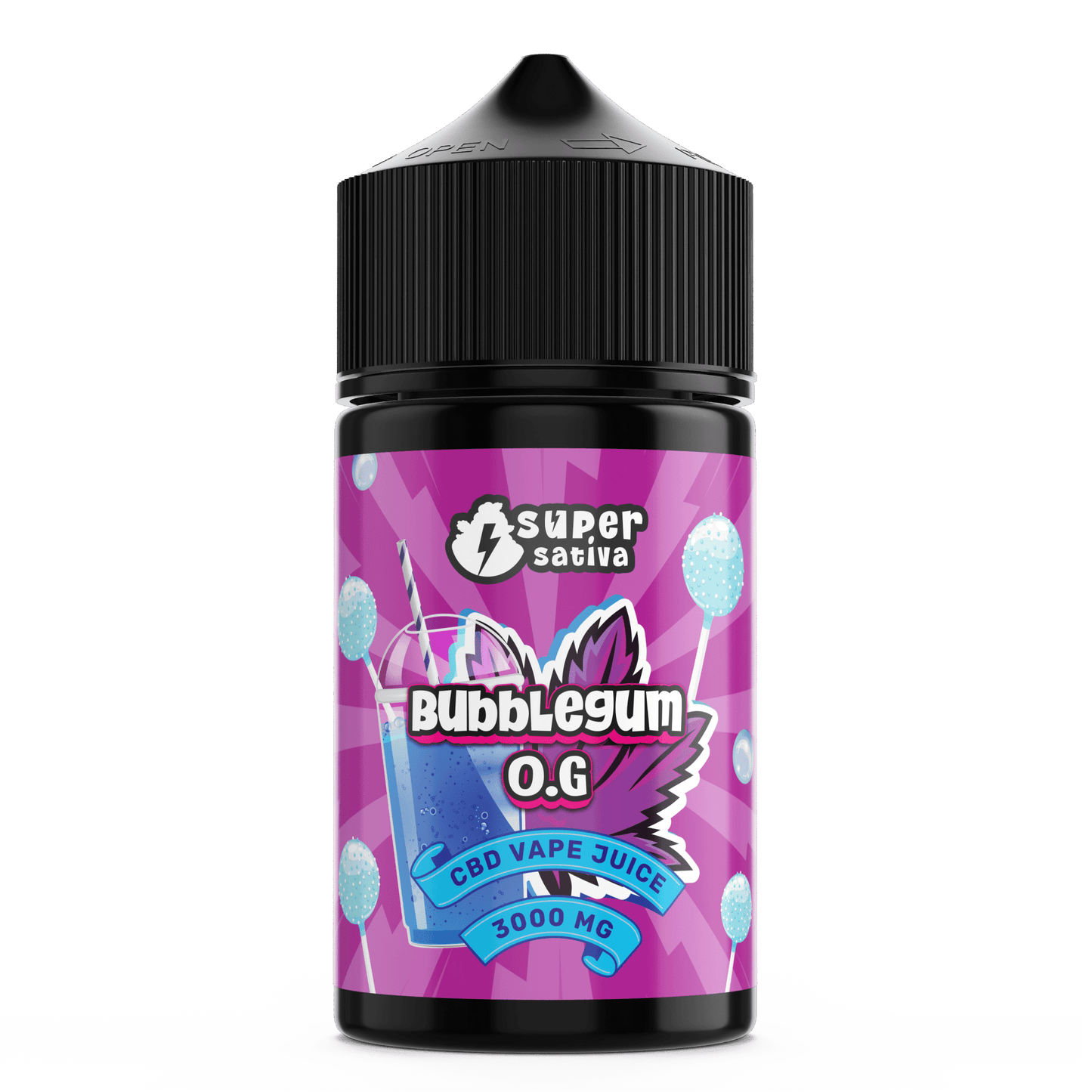 Bubblegum OG 3000mg CBD Vape Juice | 50ml - Mello