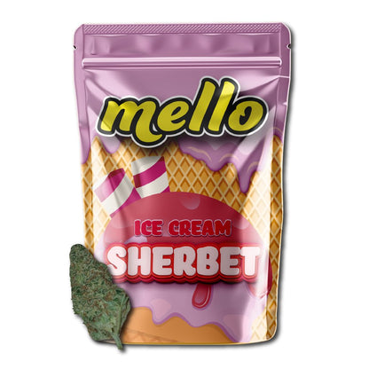 High Strength 'Ice Cream Sherbet' CBD Flower 24% Indoor - MelloCBD Flower